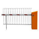 Schranke Magnetic.Access Pro-H Sperrbreite bis zu 6,0m (Sperrgitterschranke) rechts RAL9007 (graualuminium)