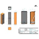 Magnetic Terminal MH - Bediens&auml;ule RAL 9006 wei&szlig;aluminium
